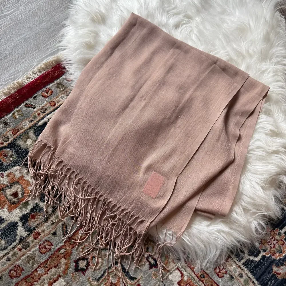 Vintage Luxurious Fringe Soft Scarf/Shawl/Wrap